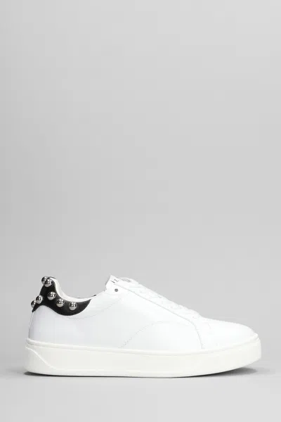 Lanvin Ddb0 Sneakers In White Leather