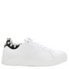 Lanvin Ddb0 Sneakers In Leather With Applied Studs