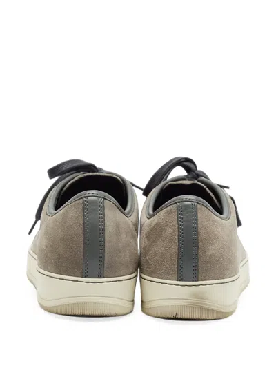 Pre-owned Lanvin Ddb1 Low-top Sneakers In Grey