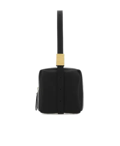 Lanvin Debossed-logo Tote Bag In Black
