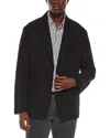 Lanvin Deconstructed Linen-blend Jacket In Multi