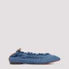 Lanvin La Ballerine En Denim Pour Femme In Blue