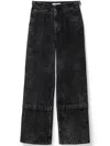 Lanvin Relaxed-fit Black Jeans With Classic Five-pocket Design In Black