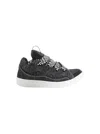 LANVIN LANVIN DENIM CURB trainers BLACK