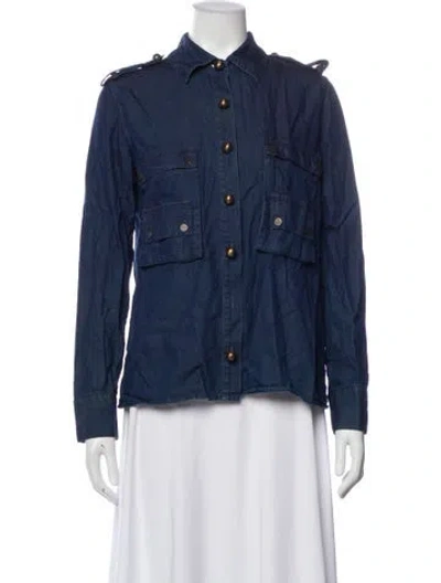 Pre-owned Lanvin Denim Jacket In Blue