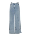 Lanvin Denim Trousers With Belt Loops In Blue