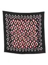 Lanvin Geometric Square Scarf Diamond Motif In Multi