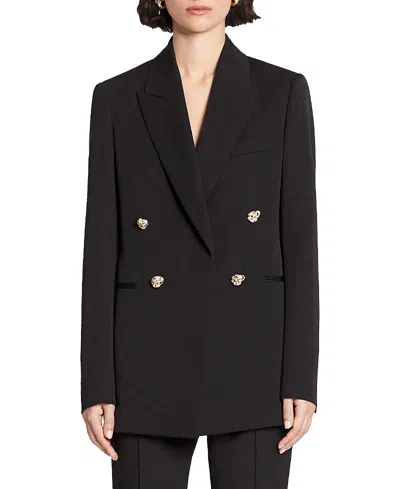 Lanvin Double-breasted Jacket In Black