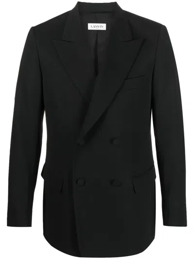 LANVIN DOUBLE-BREASTED WOOL BLAZER