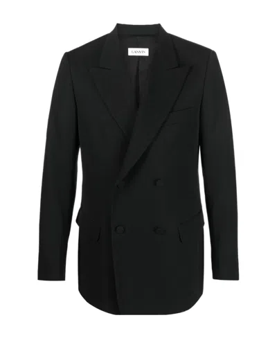 LANVIN LANVIN DOUBLE-BREASTED LONG-SLEEVED BLAZER