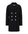 Lanvin Caban Pour Femme In Black