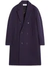 Lanvin Manteau Oversize Double Boutonnage Pour Homme In Purple