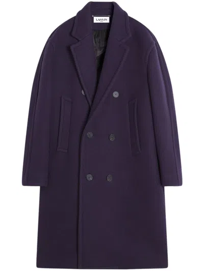 LANVIN DOUBLE-BREASTED WOOL COAT
