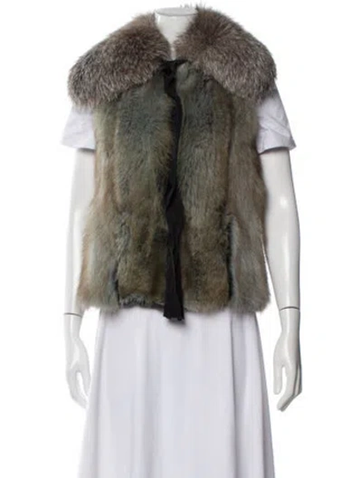 Pre-owned Lanvin Down Jacket In Brown