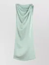 Lanvin Draped Mini Dress With Elegant Detailing