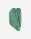 Lanvin Draped Jersey Top In Meleze