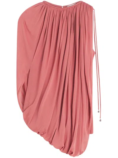 LANVIN DRAPED JERSEY TOP