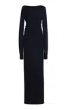 Lanvin Draped Maxi Dress
