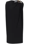 LANVIN DRAPED MIDI DRESS