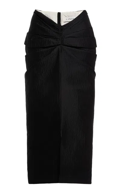 Lanvin Draped Midi Skirt