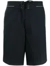 Lanvin Drawstring Shorts In Blue
