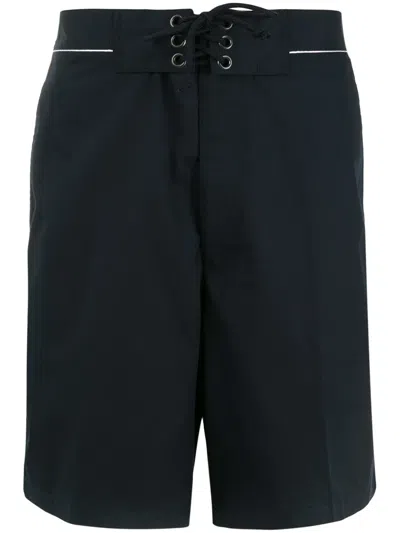 Lanvin Drawstring Shorts In Blue
