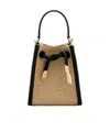 Lanvin Drawstring Shoulder Bag In Green