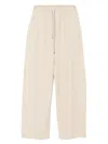 Lanvin Drawstring Trousers In Neutrals