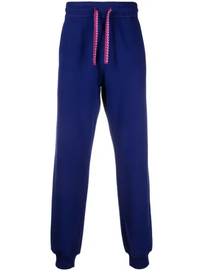 Lanvin Drawstring-waistband Detail Track Pants In Blue