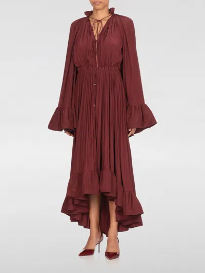 LANVIN DRESS LANVIN WOMAN COLOR BURGUNDY,H01715050