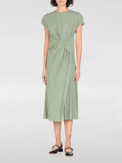 LANVIN DRESS LANVIN WOMAN COLOR GREEN,H01708012