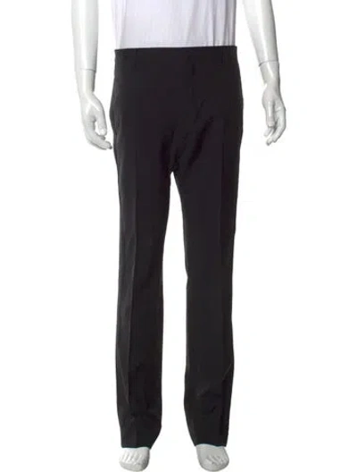 Pre-owned Lanvin Dress Pants In Black