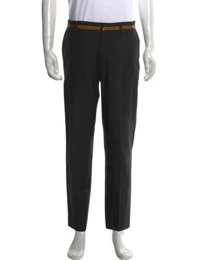 Pre-owned Lanvin Dress Pants In Black