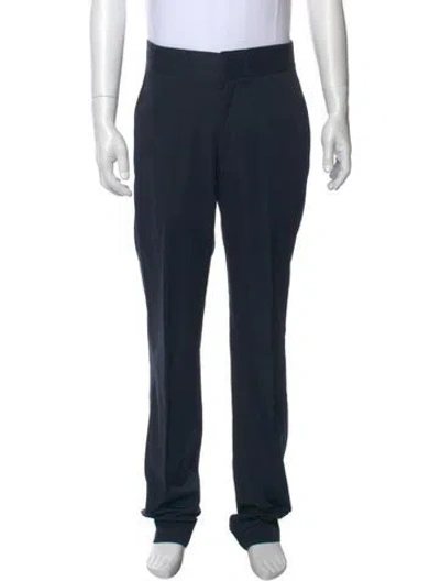 Pre-owned Lanvin Dress Pants In Blue