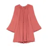 Lanvin Pleated Dress In Pink
