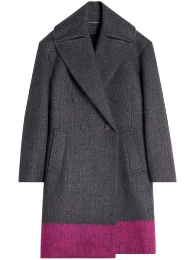 Lanvin Drop-shoulder Coat In Grey