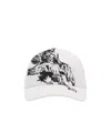 Lanvin Eagle-print Baseball Cap In White