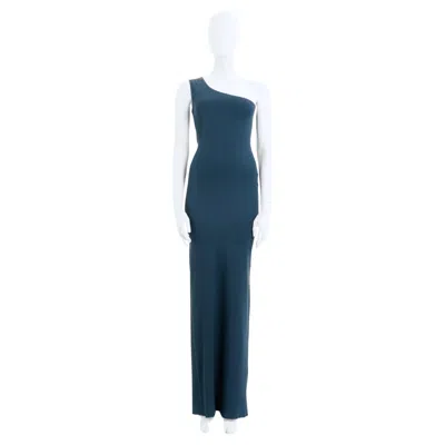 Pre-owned Lanvin Early 00's Viscose Green Long Dress