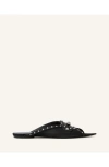Lanvin Eclipse Arch Flat Mule In Black