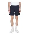 Lanvin Shorts In Blue Polyester In Blue