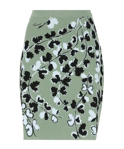 LANVIN LANVIN FLORAL PATTERN MINI SKIRT