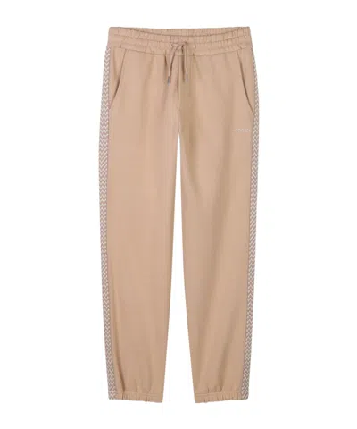 Lanvin Elastic Waist Sweatpants In Brown