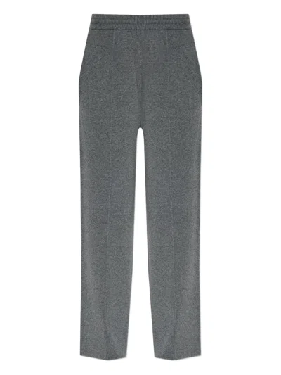 LANVIN ELASTIC-WAISTBAND SIDE-SEAM TROUSERS