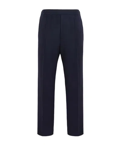 Lanvin Elasticated Waistband Trousers In Blue