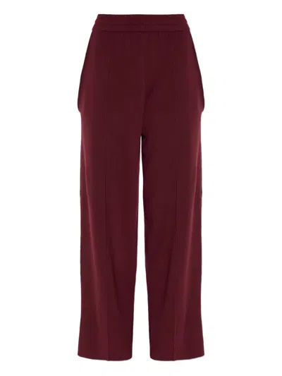 LANVIN ELASTICATED-WAISTBAND WOOL-BLEND TROUSERS