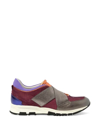 Lanvin Elastic-band Running Sneakers In Multi