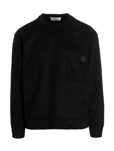 Lanvin Elevated Sweatshirt In Black