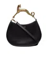 Lanvin 'cat Hobo' Bag In Calf Leather With Shoulder Strap In Black