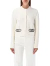 LANVIN EMBROIDERED KNIT CARDIGAN FOR WOMEN