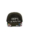 Lanvin Embroidered-logo Baseball Cap In Black